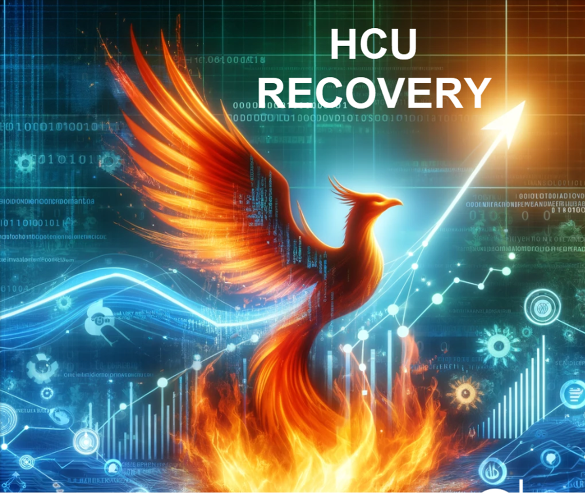 An image of a phoenix bird with an arrow pointing up showing HCU Recovery is possible